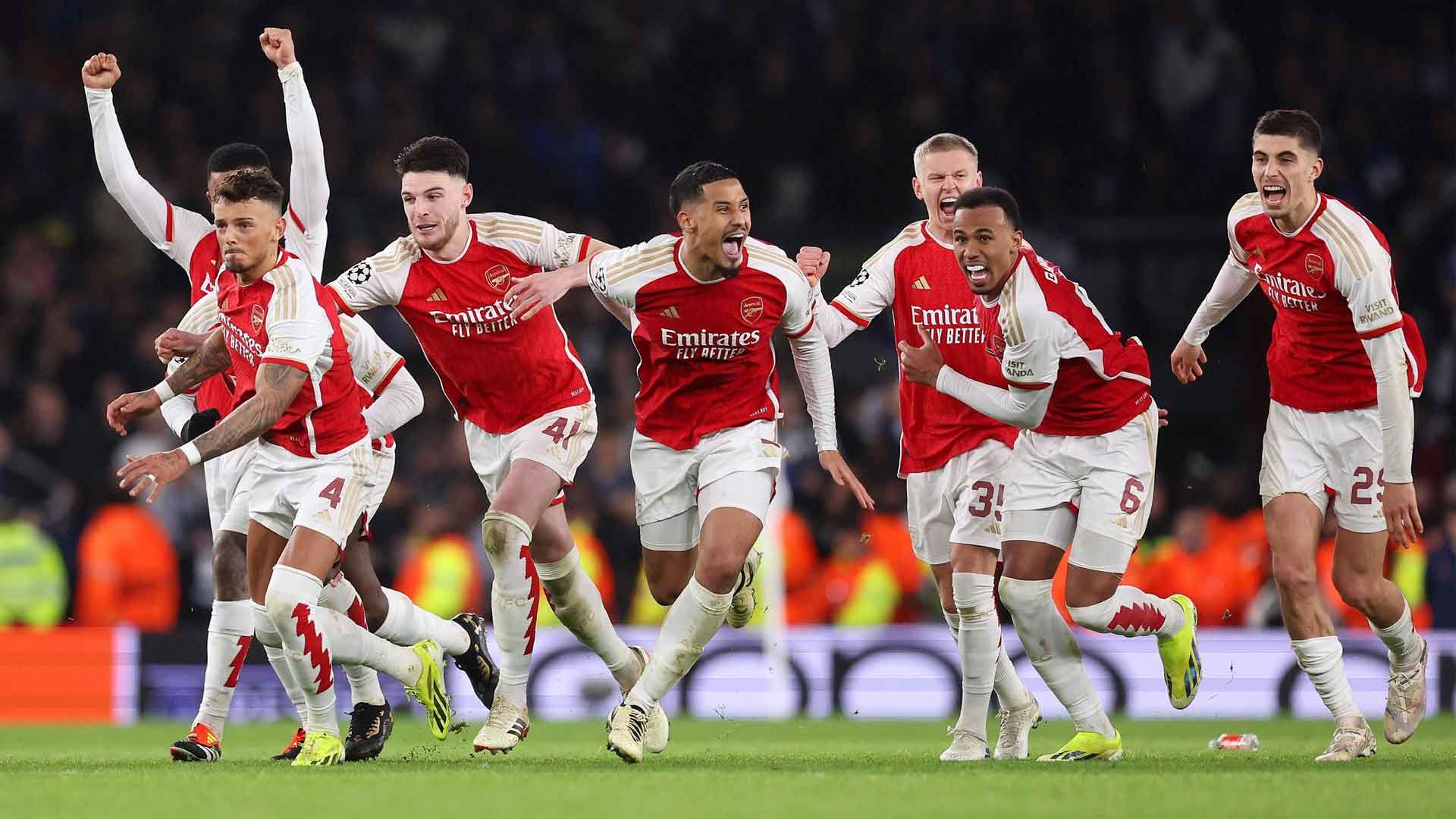 Saka Bawa Arsenal Tampil Sempurna di Liga Champions