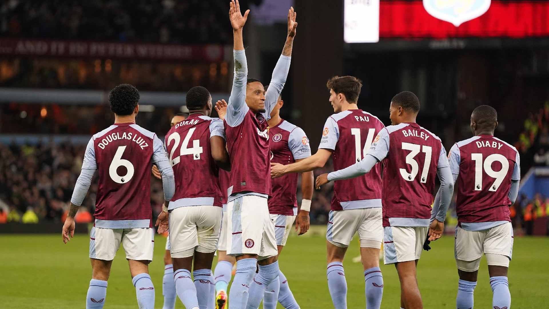 Fulham Takluk, Aston Villa Menang Meyakinkan 3-1 di Kandang Lawan